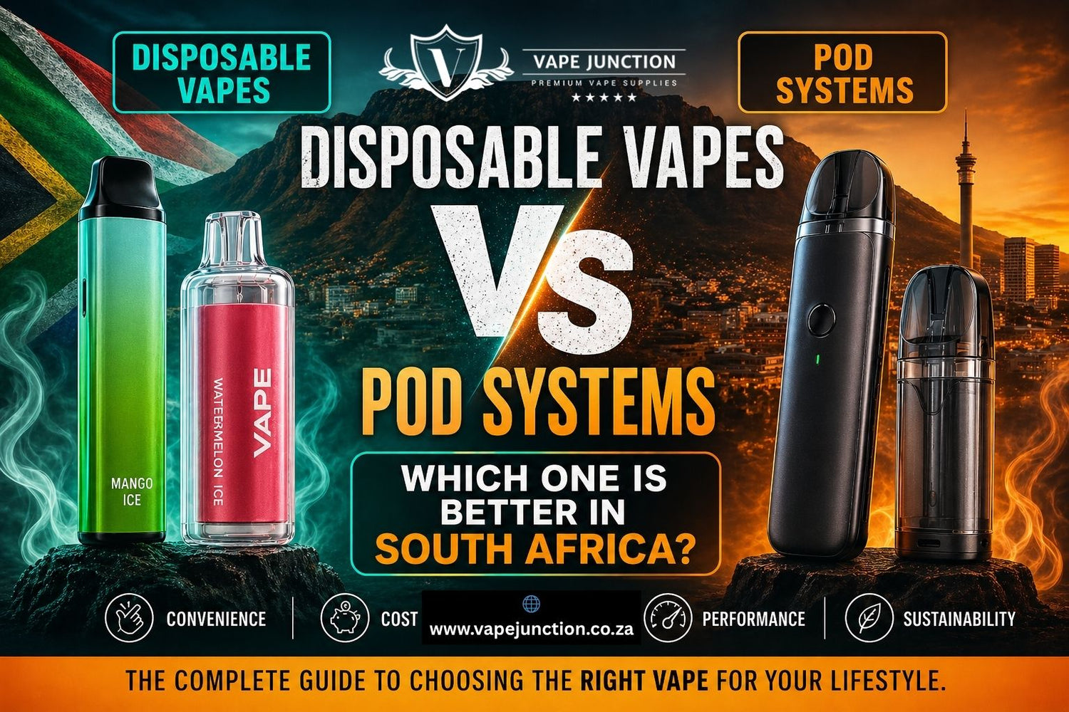 DISPOSABLE VAPES VS POD SYSTEMS: WHICH ONE IS BETTER IN SOUTH AFRICA?