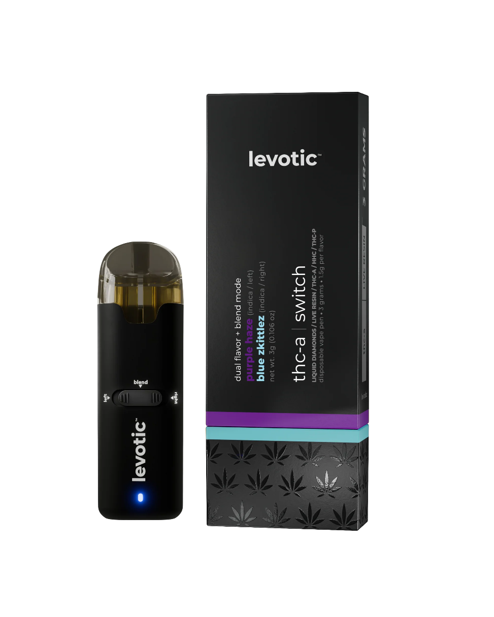 Levotic Switch 3 Gram THCA/THCP Disposable Device - Vape Junction