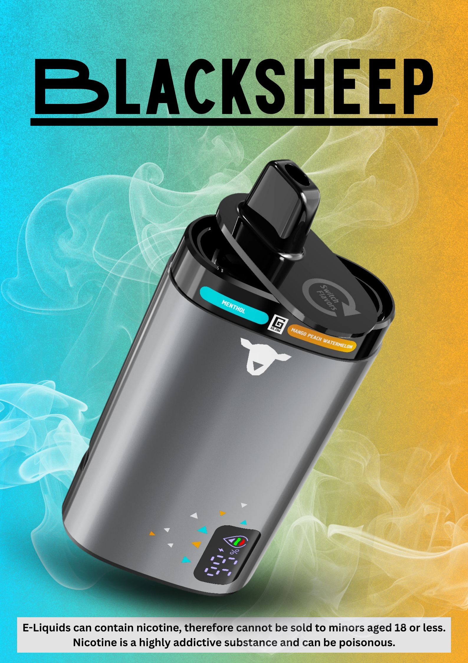 Black Sheep Dual Flavour 20000 Disposable Pod Device