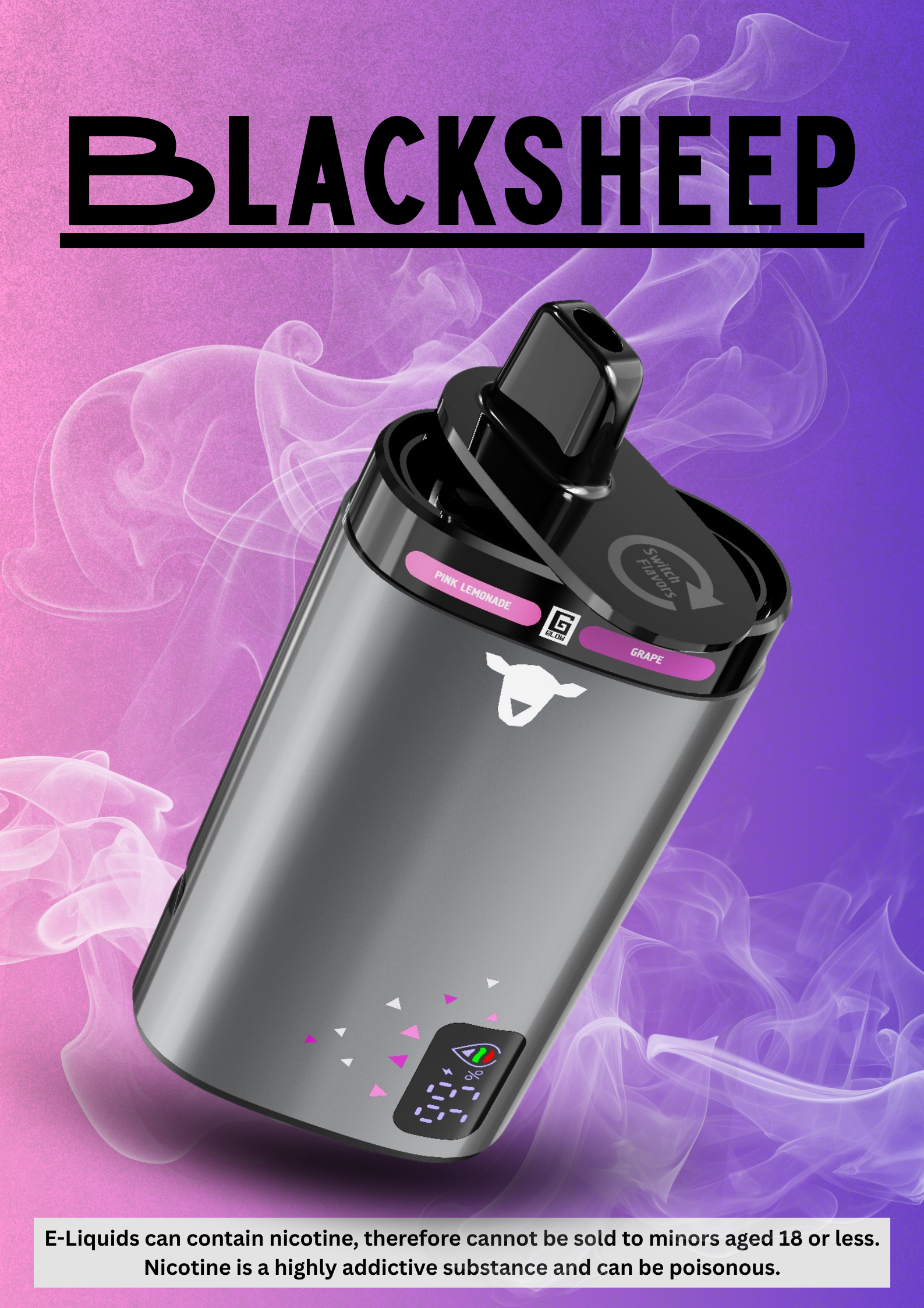 Black Sheep Dual Flavour 20000 Disposable Pod Device