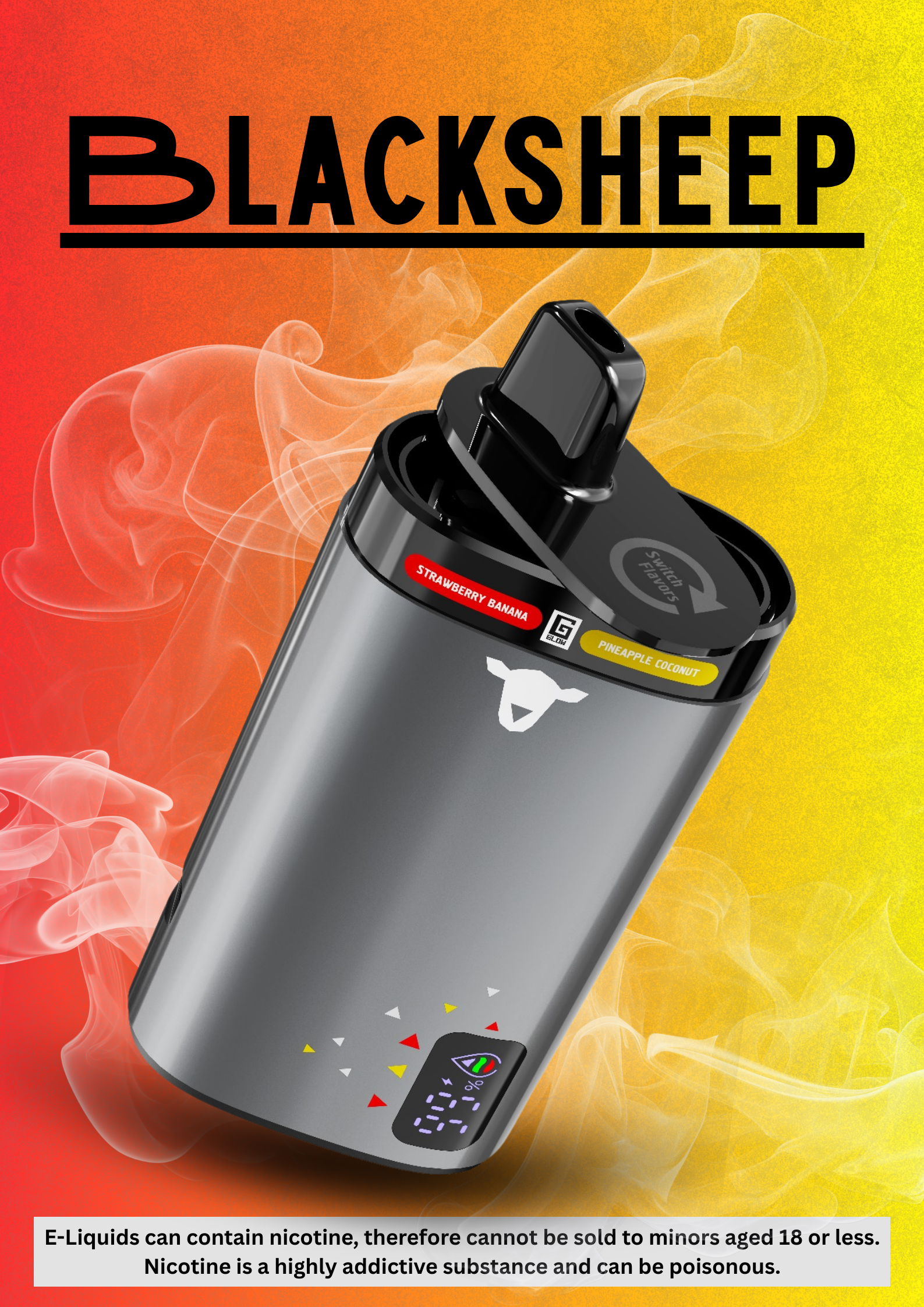 Black Sheep Dual Flavour 20000 Disposable Pod Device