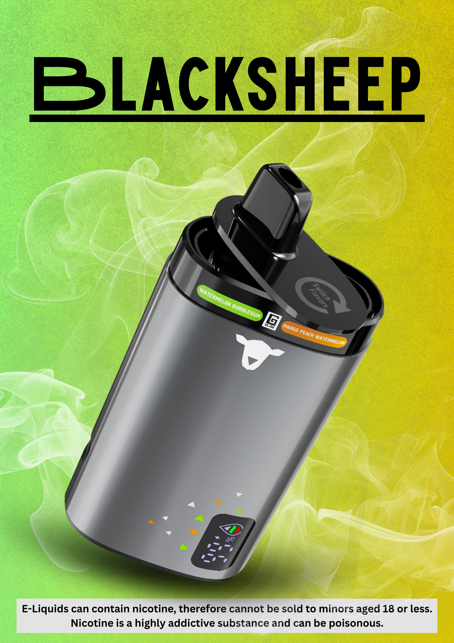 Black Sheep Dual Flavour 20000 Disposable Pod Device