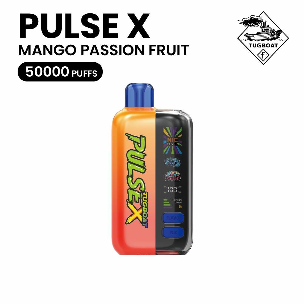 Tugboat Pulse X 50000 Disposable Pod Device - Vape Junction