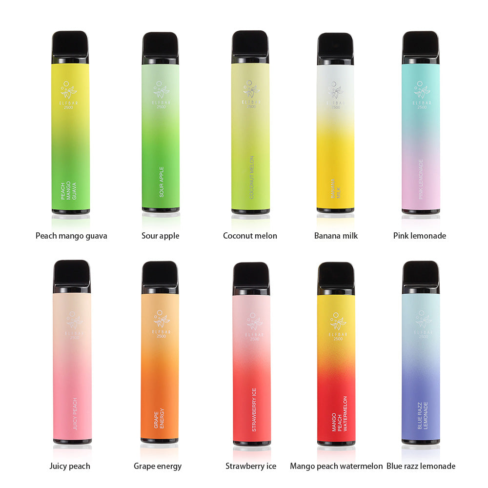 Elf Bar 2500 Disposable Pod Device 20mg Version Elf Bar 2500 Disposable Pod Device 20mg Version