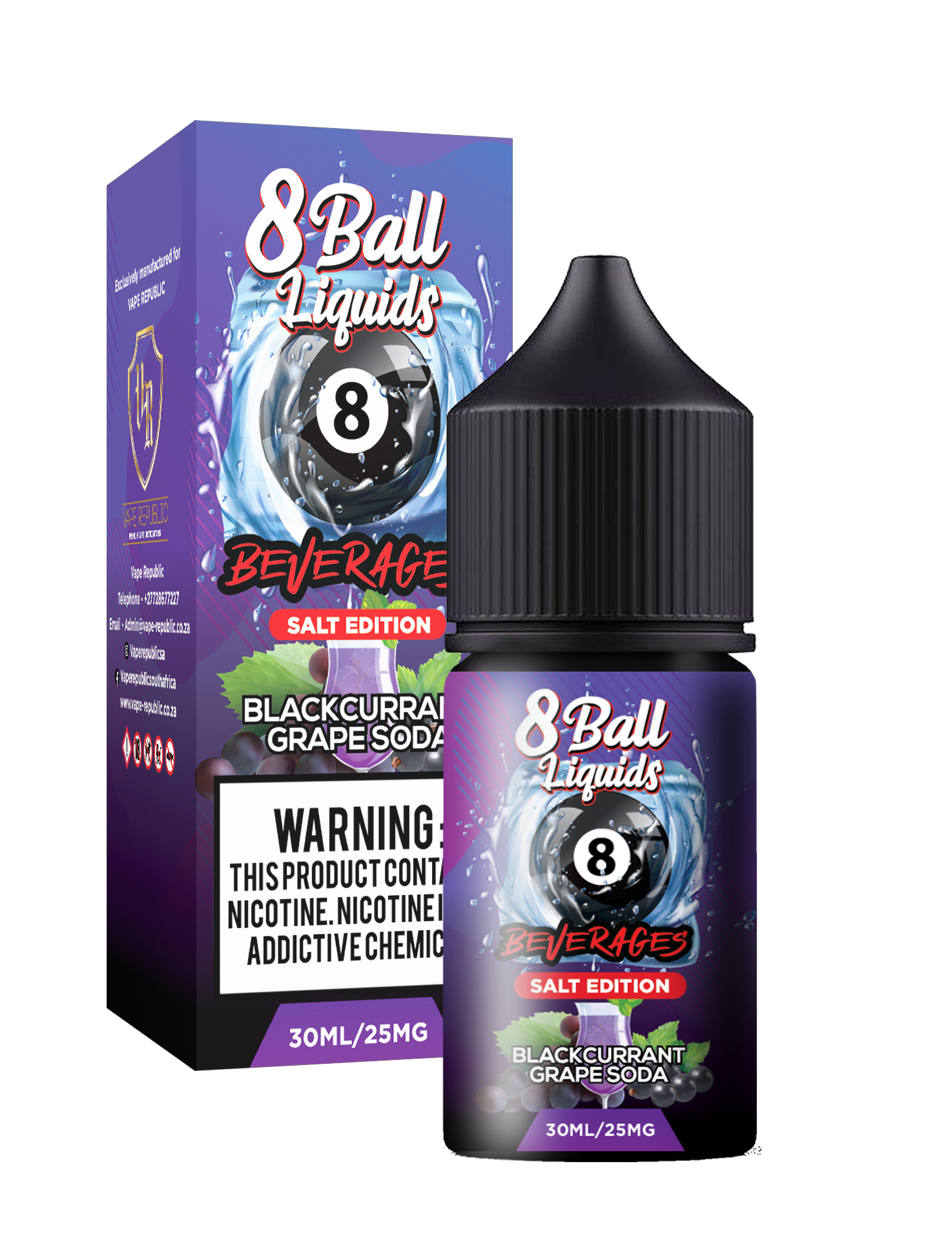 Beverages Salt Nic by 8 Ball Liquids 30ml