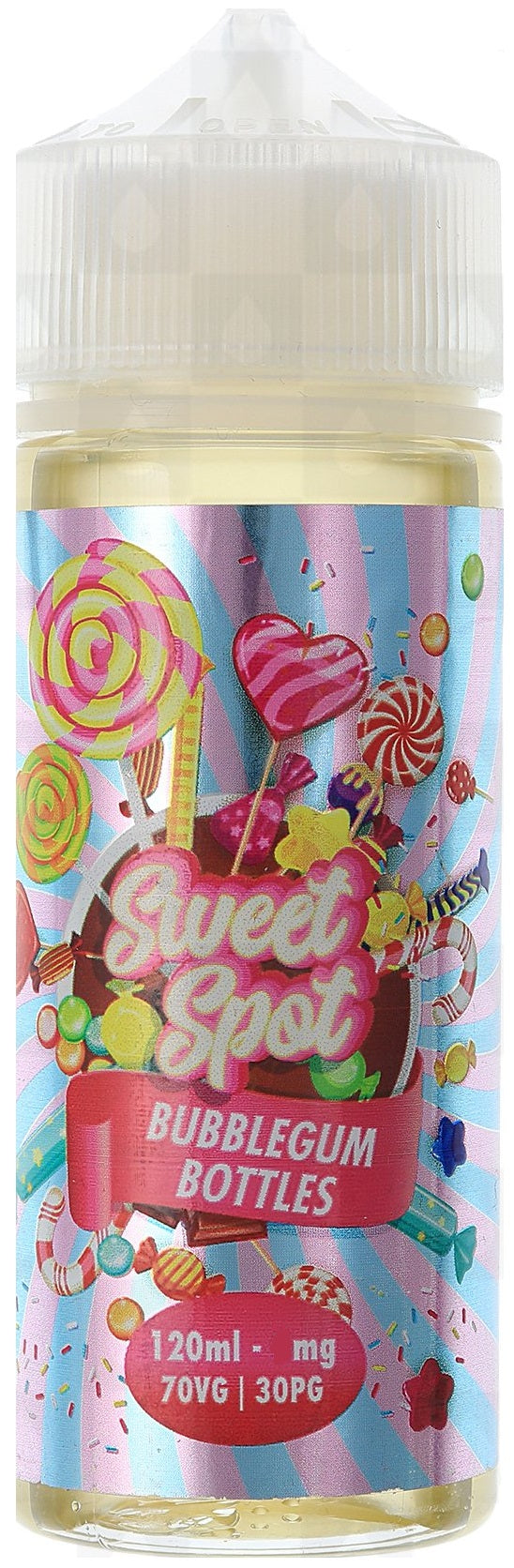 Bubblegum Bottles by Sweet Spot 120ml  Vape Junction