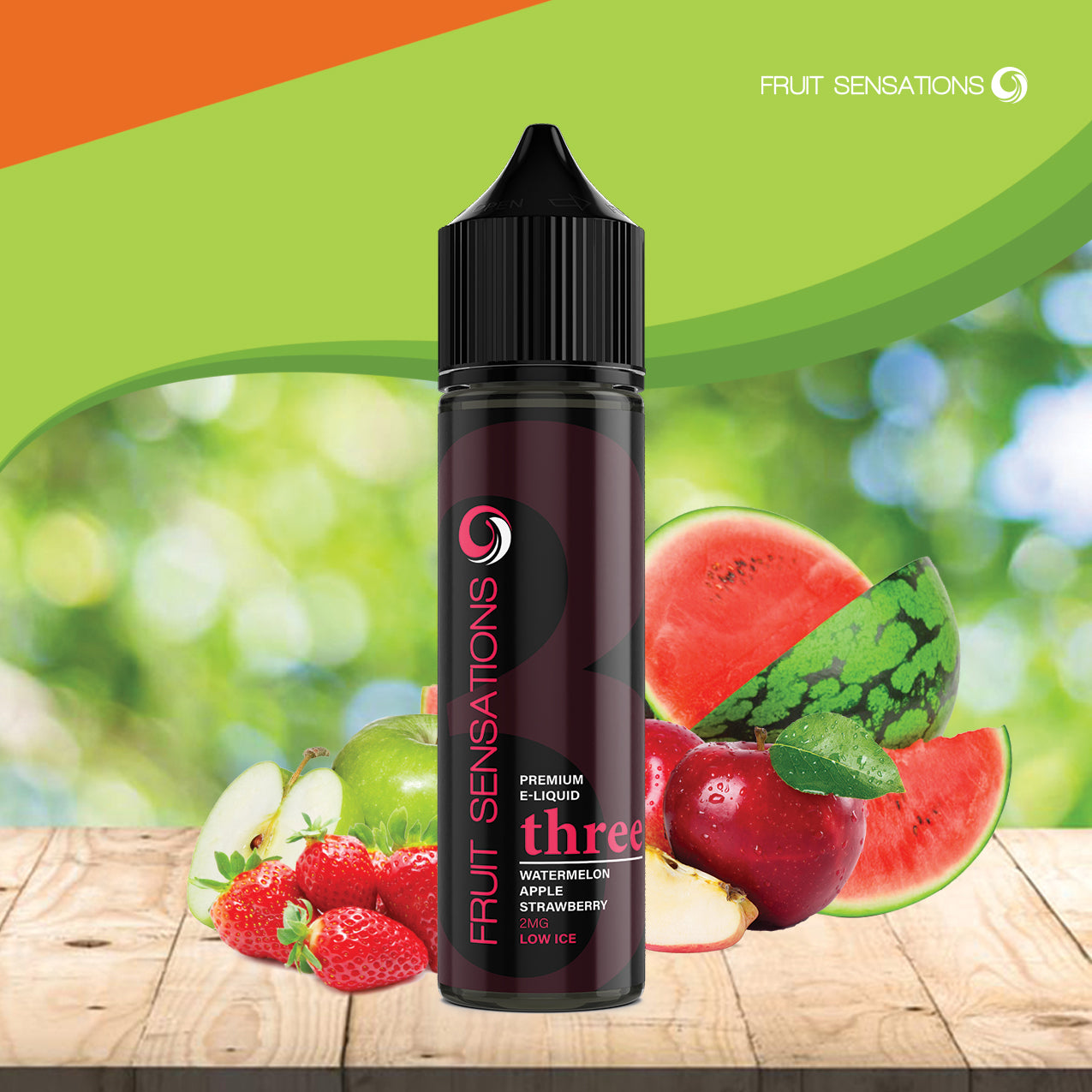 Three by Fruit Sensations 60ml
