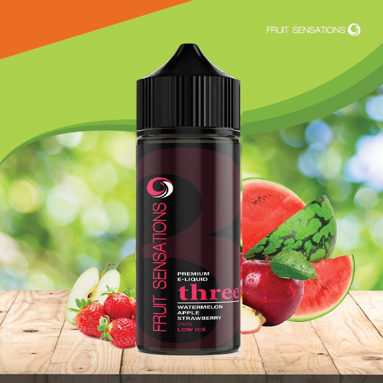 Three by Fruit Sensations 120ml