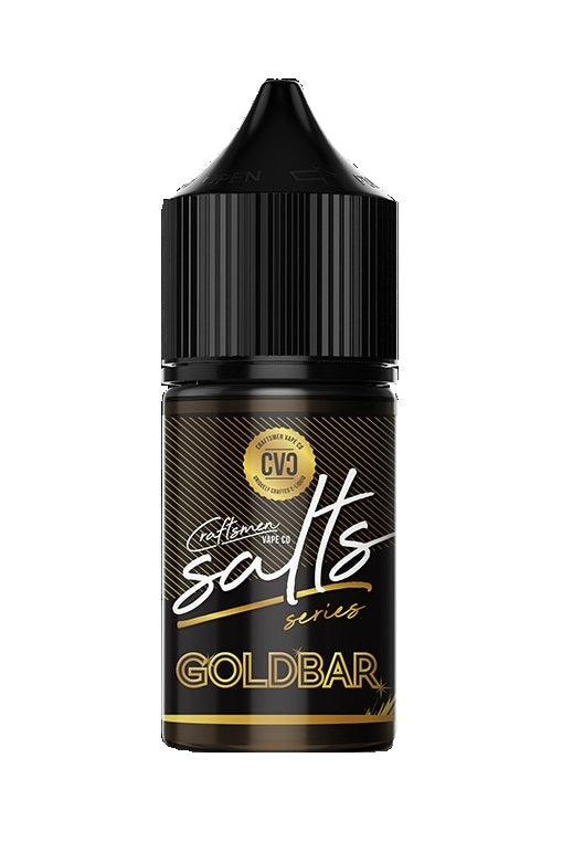 Gold Bar Nic Salt by Craftsmen Vape Co 30ml Vape Junction Gold Bar Nic Salt by Craftsmen Vape Co 30ml Vape Junction