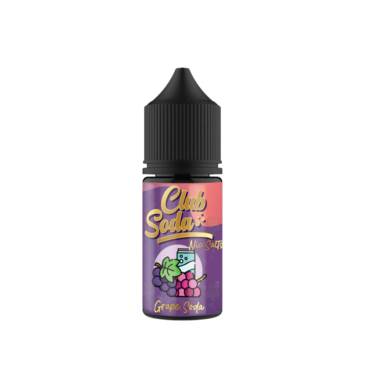 Club Soda Grape Salt Nic by Cloud Worx 30ml