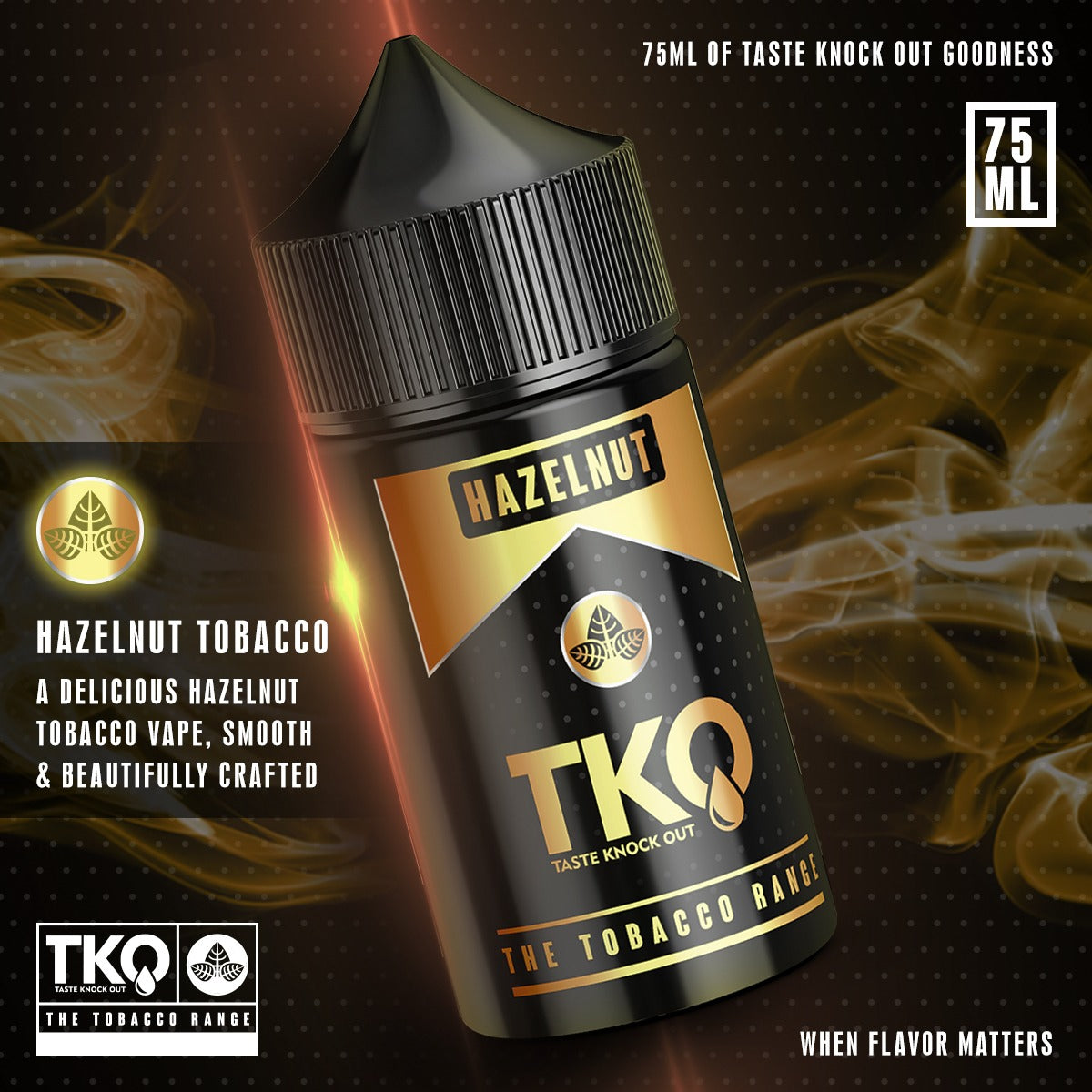 TKO - Hazelnut Tobacco 75ml | Vape Junction