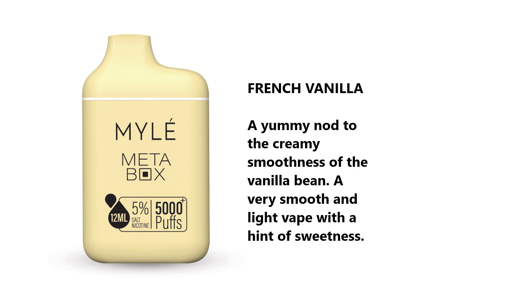 MYLÉ Meta Box 5000 Disposable Pod Device