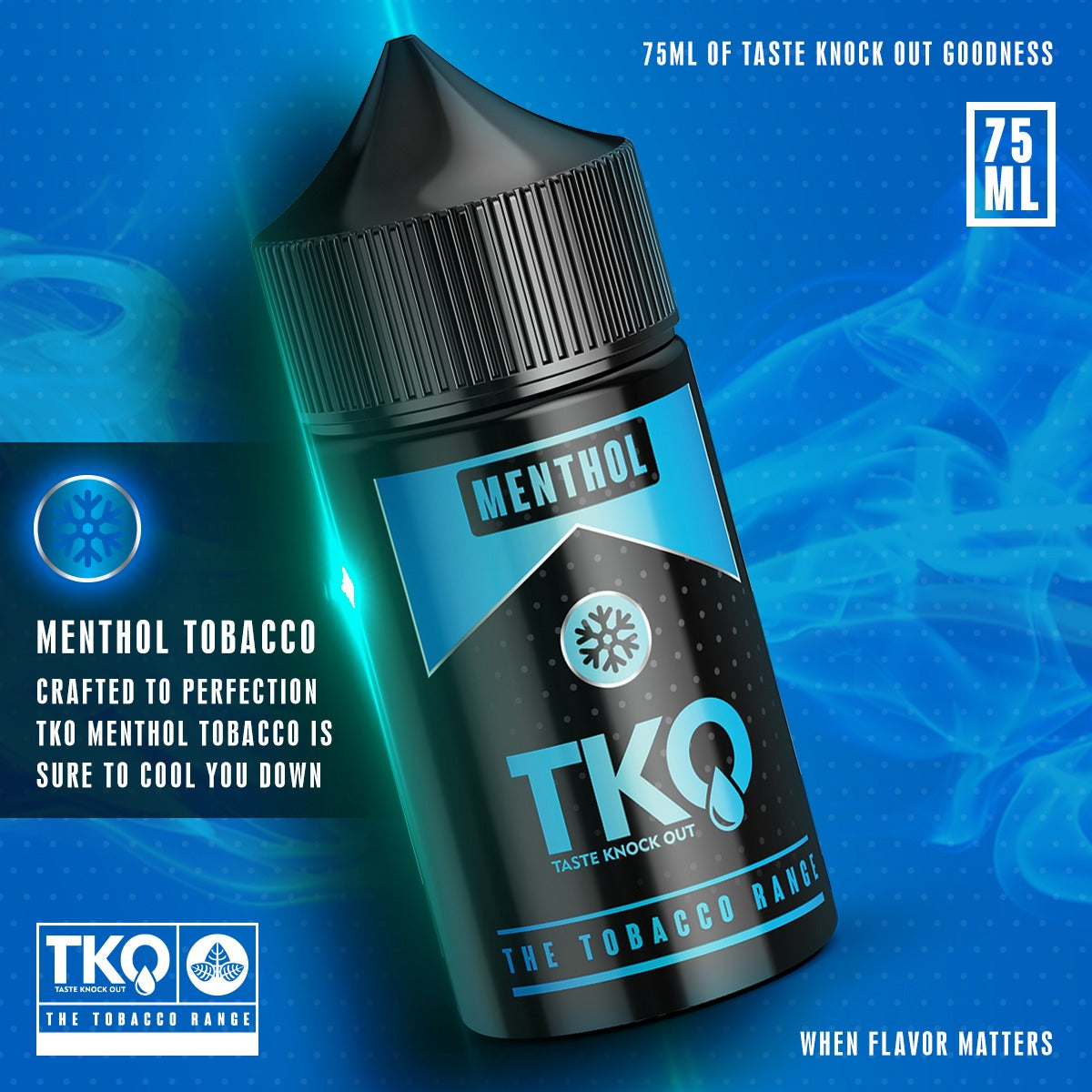TKO - Menthol Tobacco 75ml | Vape Junction