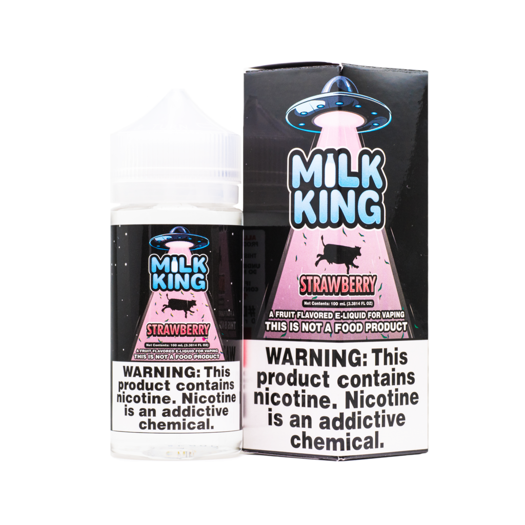 Strawberry by Milk King - 100ml | Vape Junction