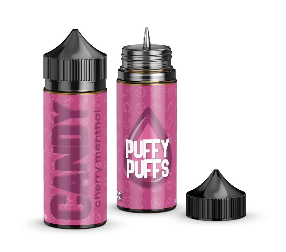 Cherry Menthol by Puffy Puffs 100ml Cherry Menthol by Puffy Puffs 100ml