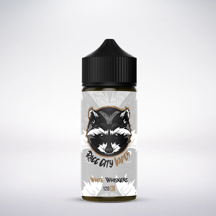 Racc City Vapes White Whiskers 120ml | Vape Junction