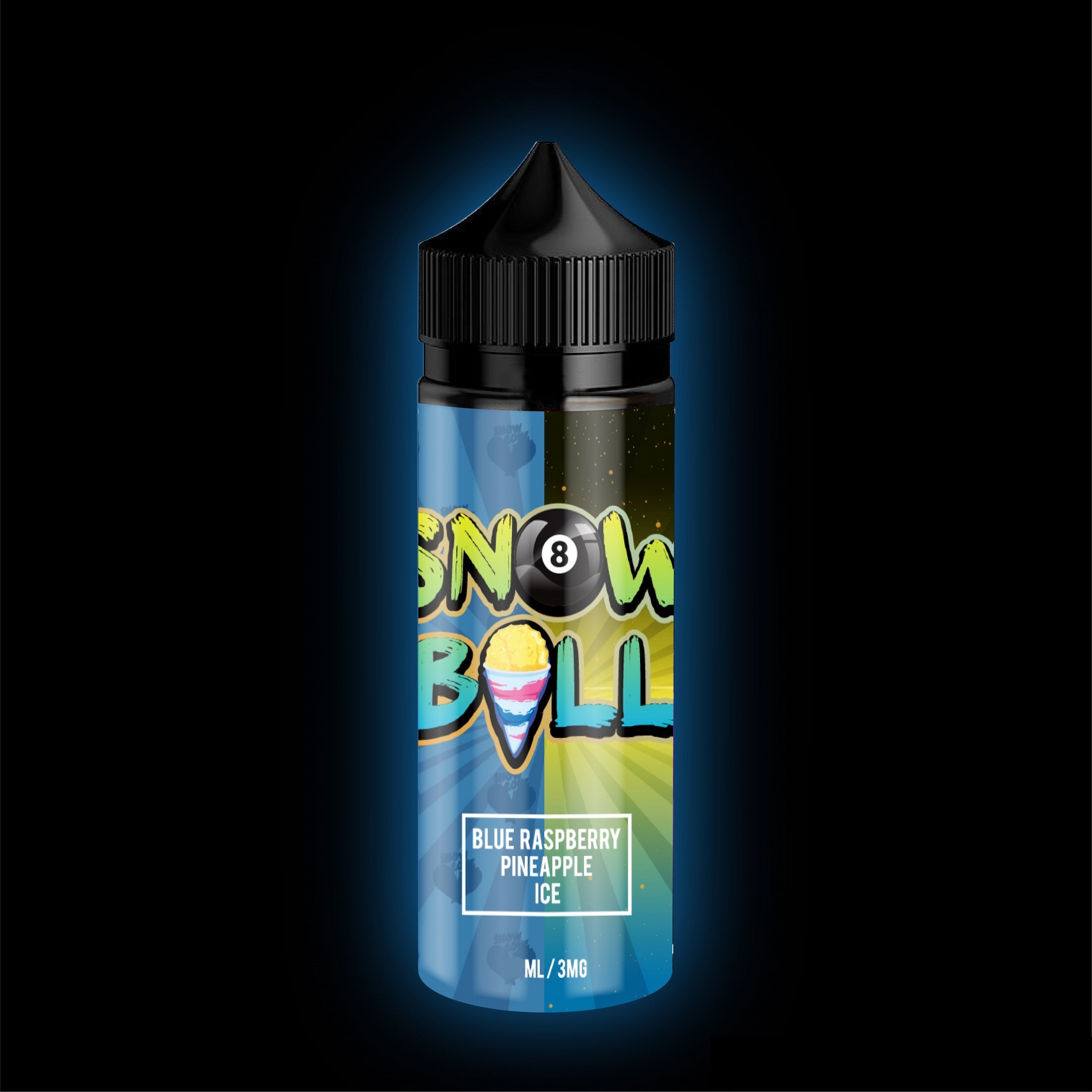 Blue Raspberry Pineapple by Snow Ball E-Liquid 120ml