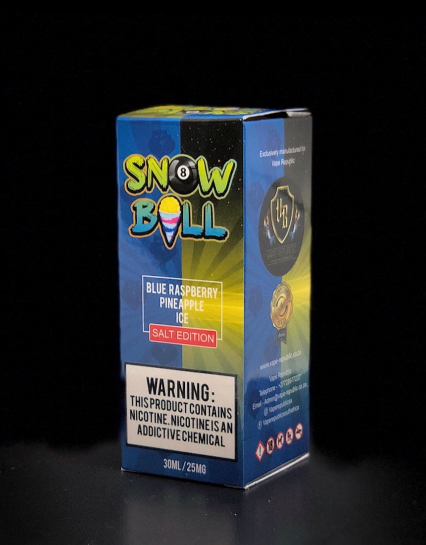 Blue Raspberry Pineapple Nic Salt by Snow Ball E-Liquid 30ml