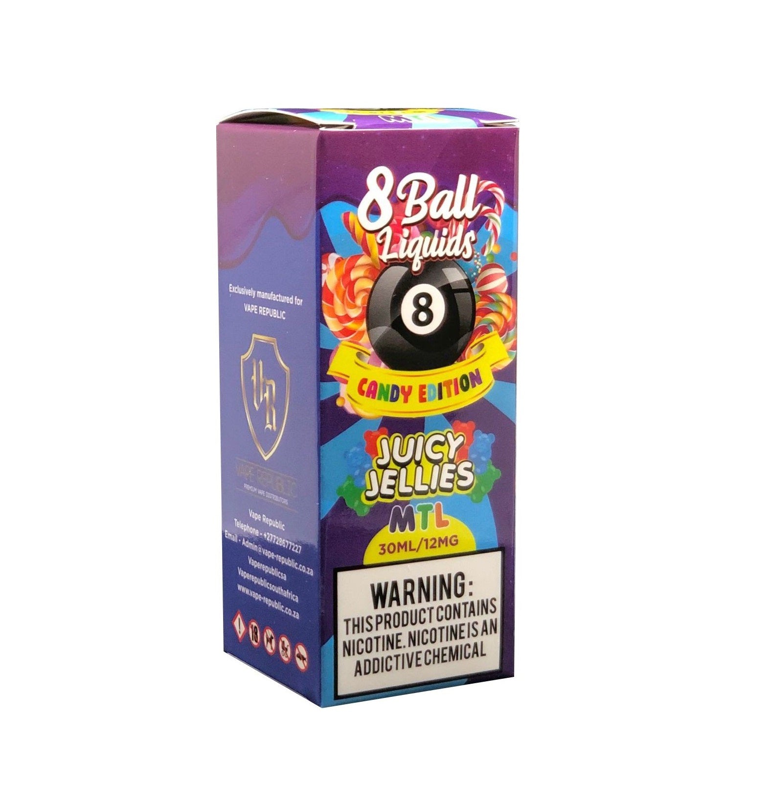 Juicy Jellies MTL by 8 Ball Liquids 30ml