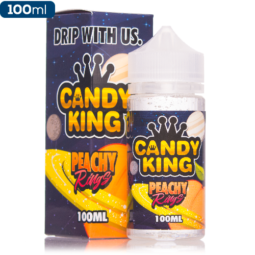 Candy King Peachy Rings 100ml | Vape Junction