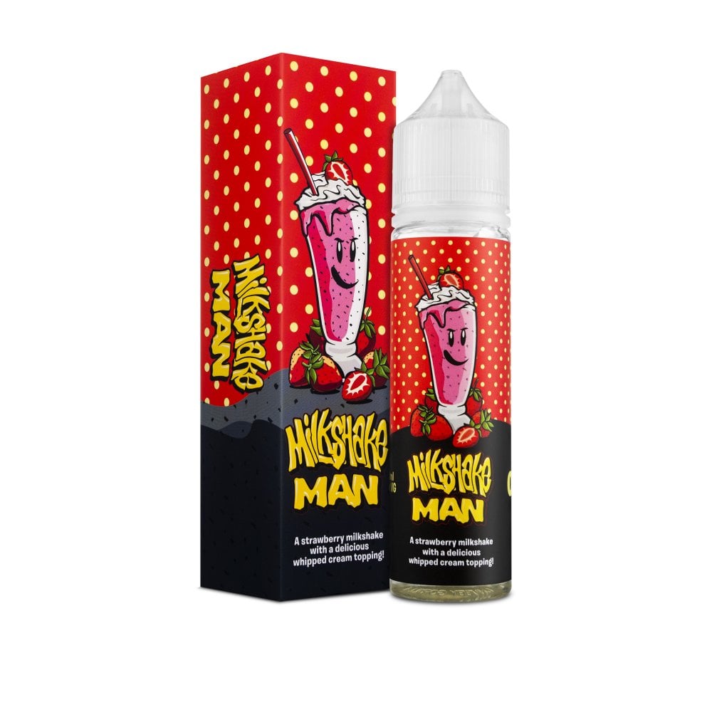 Milkshake Man Strawberry by Marina Vape 60ml | Vape Junction