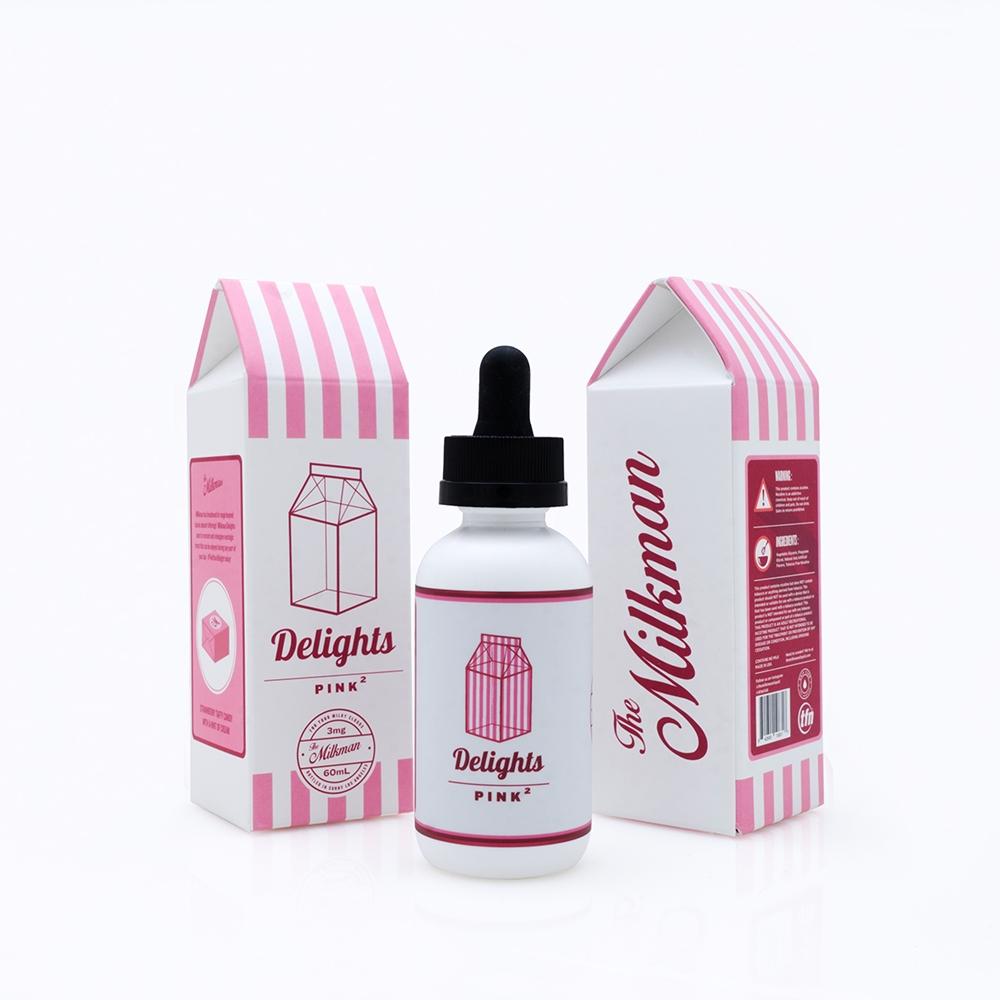 The Milkman Delights - Pink Square 60ml | Vape Junction