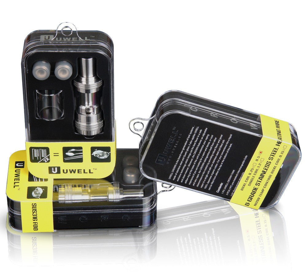 Uwell Crown Atomizer Stainless Steel | Vape Junction