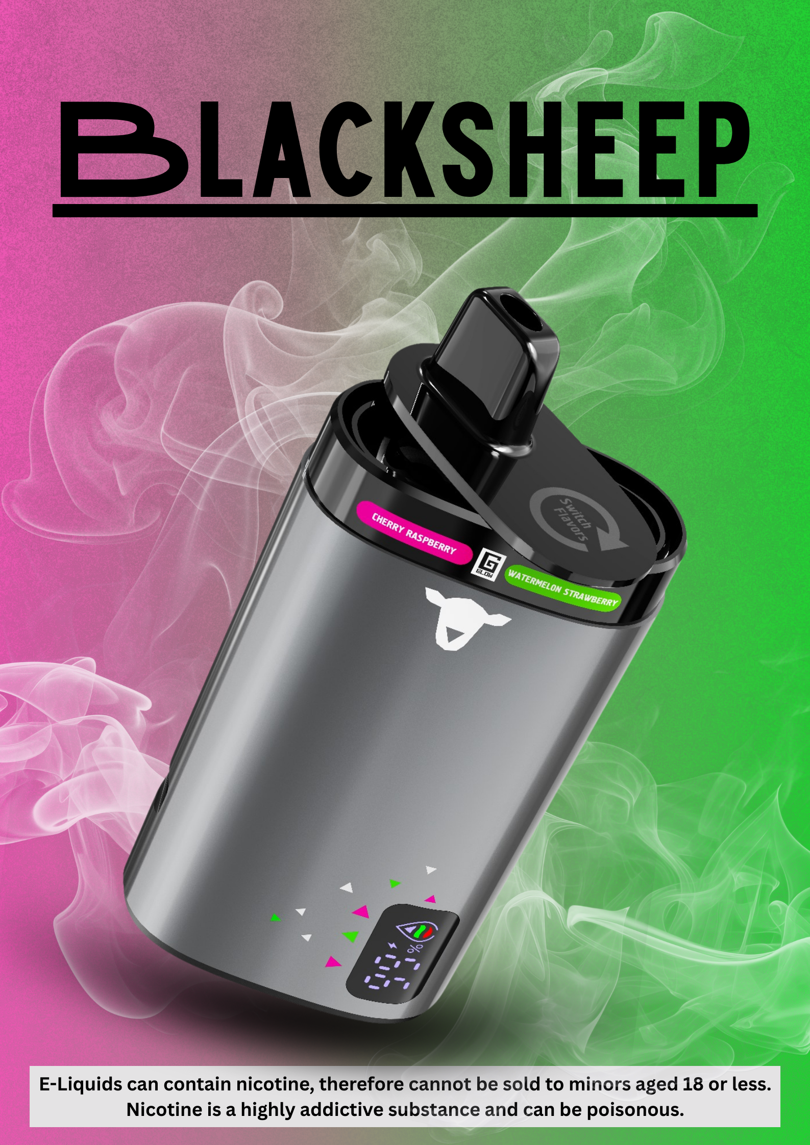 Black Sheep Dual Flavour 20000 Disposable Pod Device