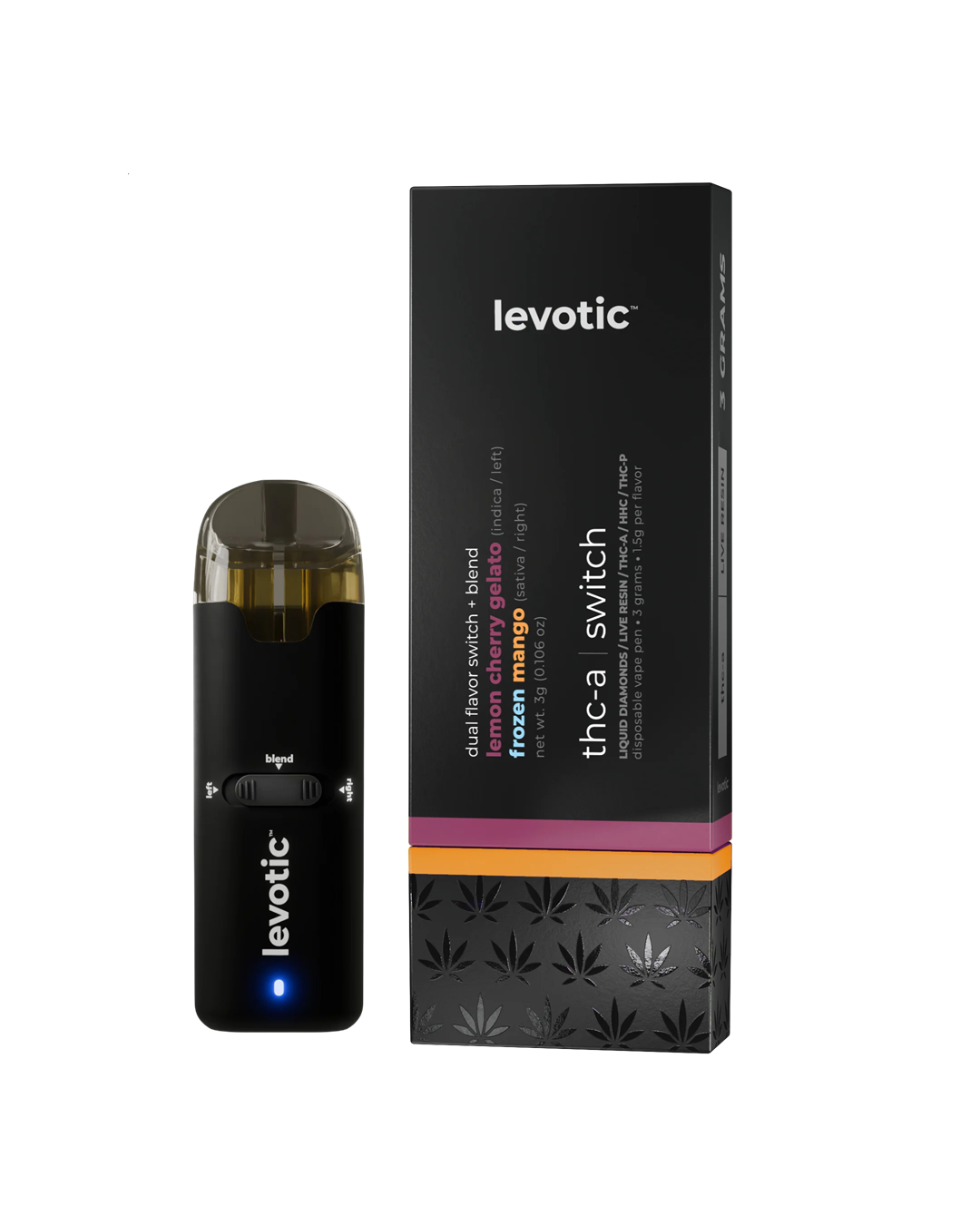 Levotic Switch 3 Gram THCA/THCP Disposable Device - Vape Junction