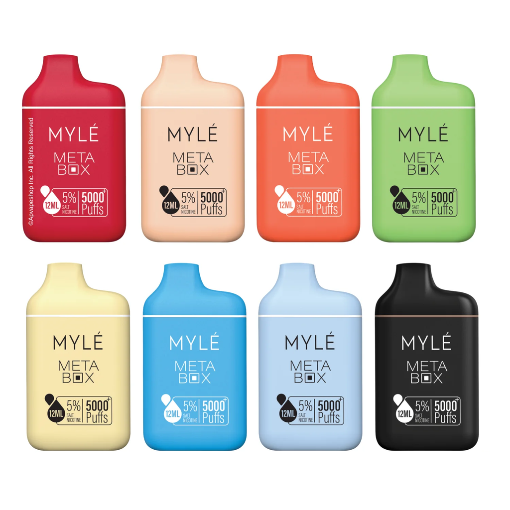 MYLÉ Meta Box 5000 Disposable Pod Device – Vape Junction