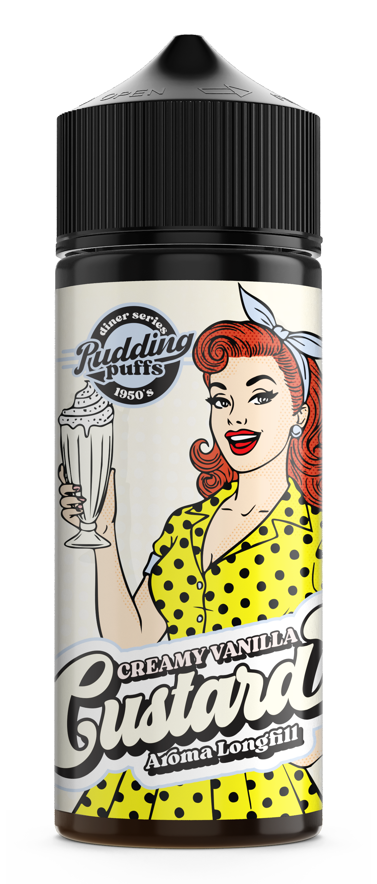 Pudding Puffs Flavour Shot 120ml - Vape Junction