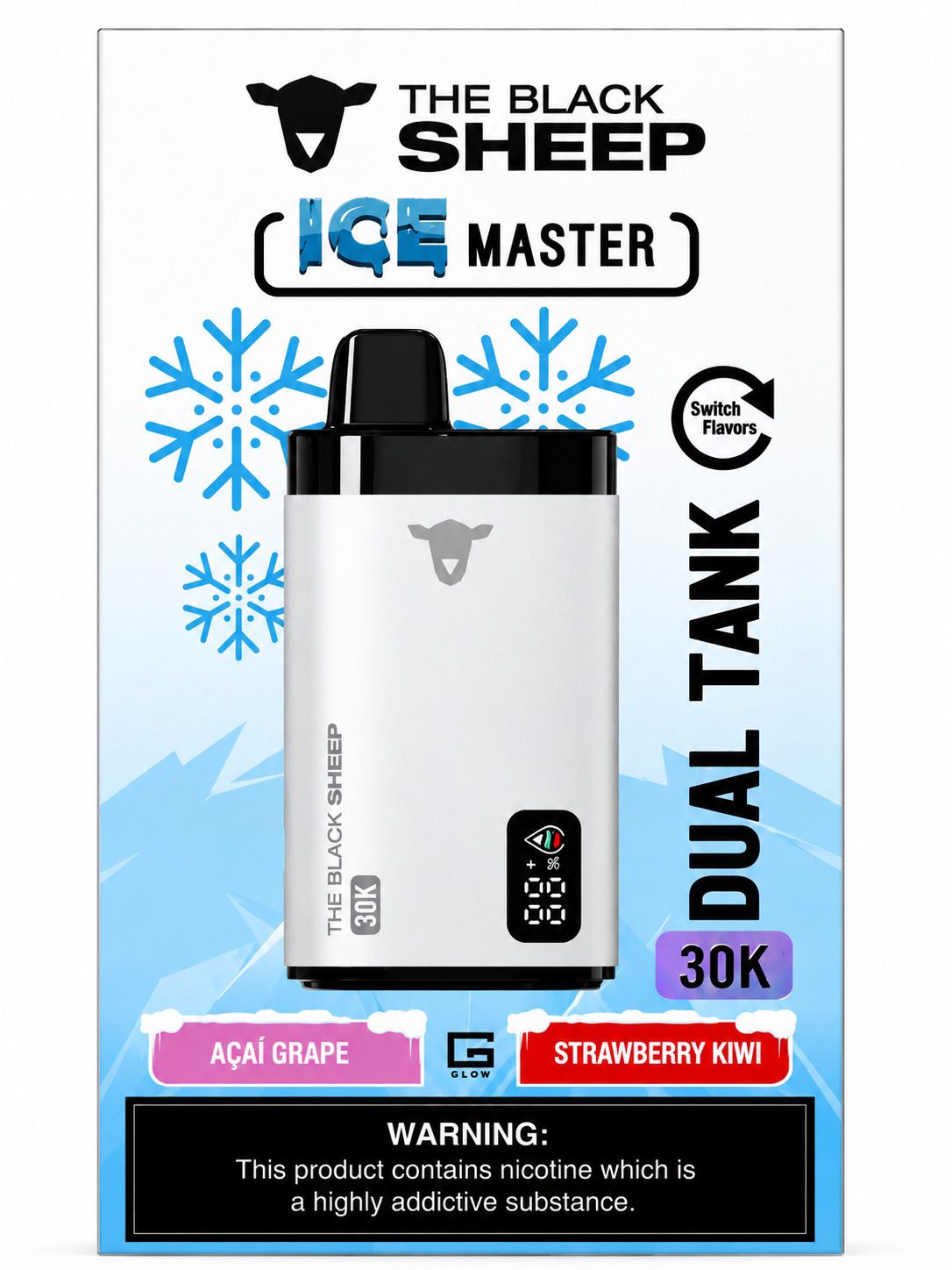 Black Sheep Ice Master Dual Flavour 30000 Disposable Pod Device