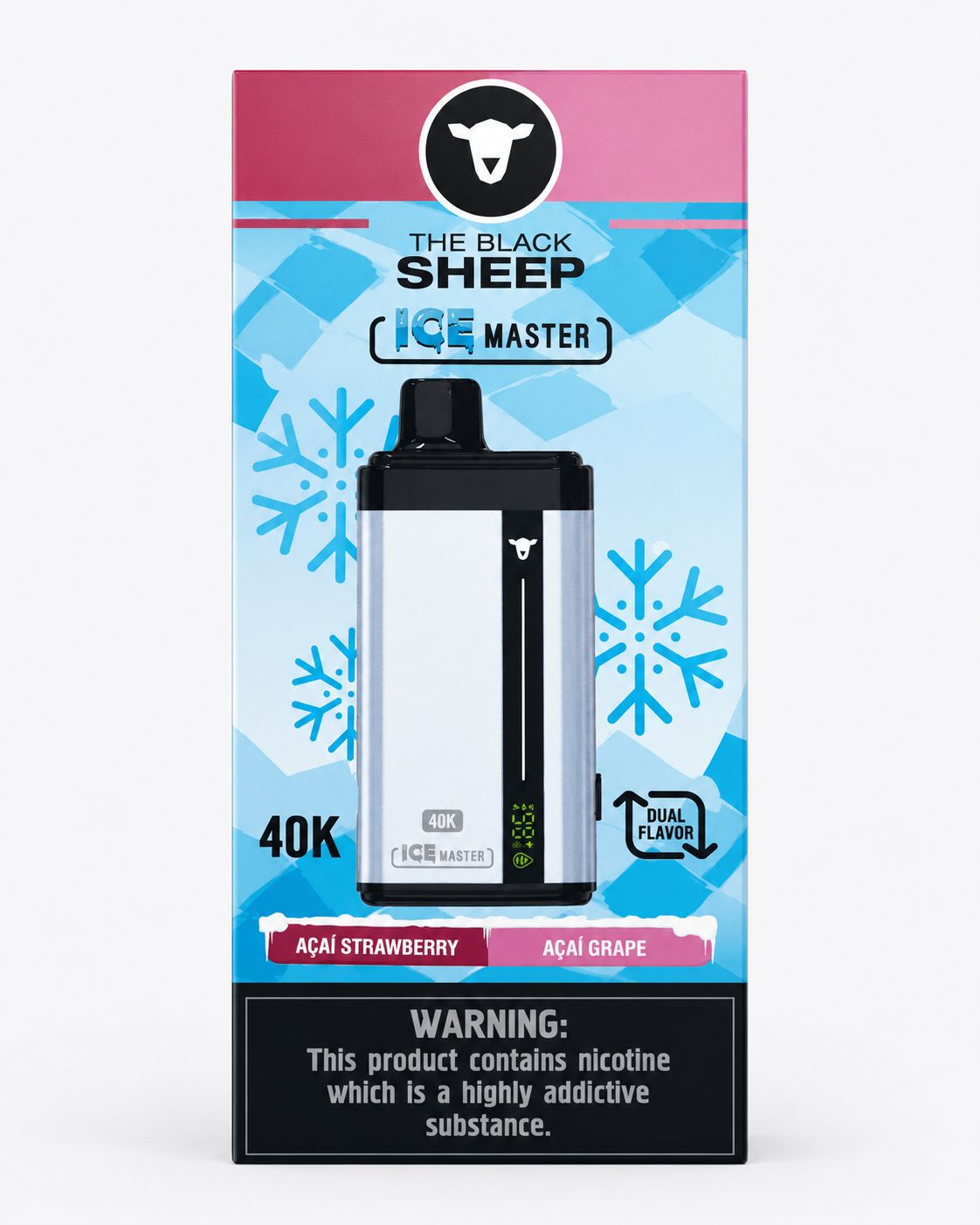 Black Sheep Ice Master Dual Flavour 40000 Disposable Pod Device