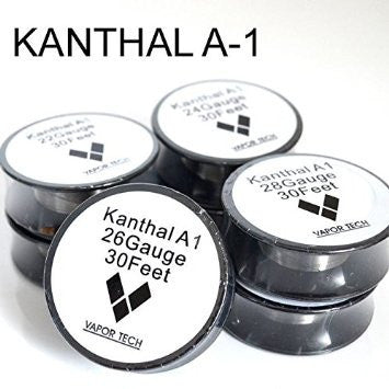 Vapor Tech Kanthal A1 Wire 24G/26G/30G/32G 10 Meter Spool | Vape Junction