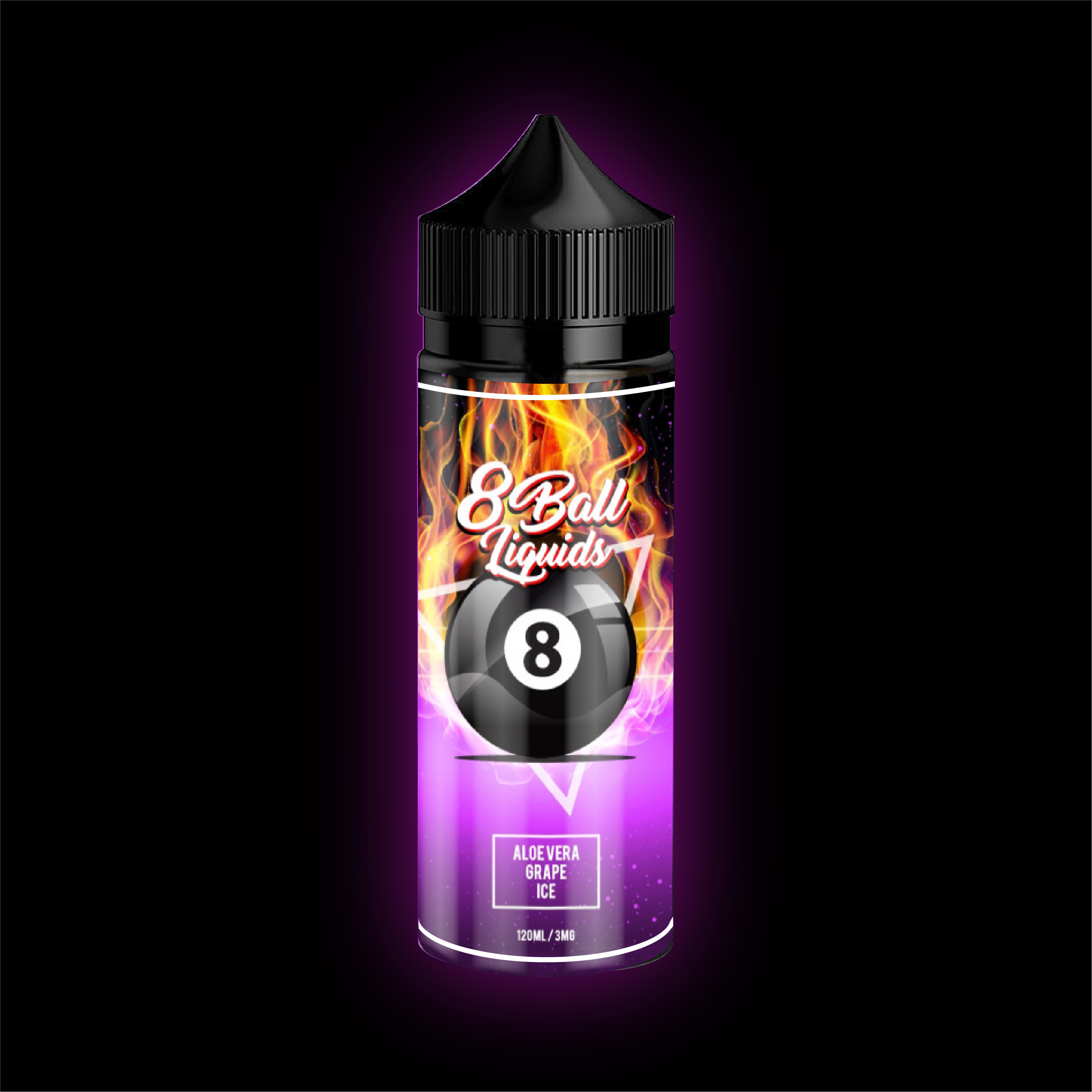 Aloe Vera Grape On Ice by 8 Ball Liquids 120ml | Vape Junction