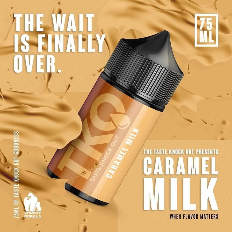 TKO - Caramel Milk 75ml | Vape Junction