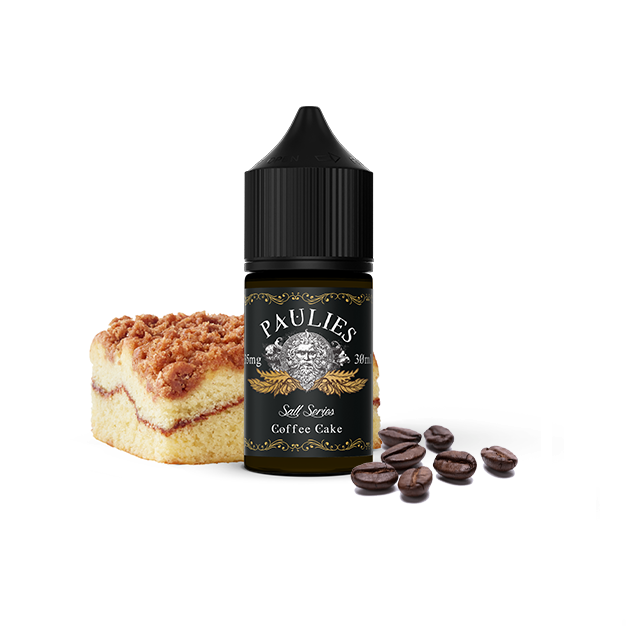 Paulies E-Liquid | Coffee Cake Nic Salt 30ml | Vape Junction