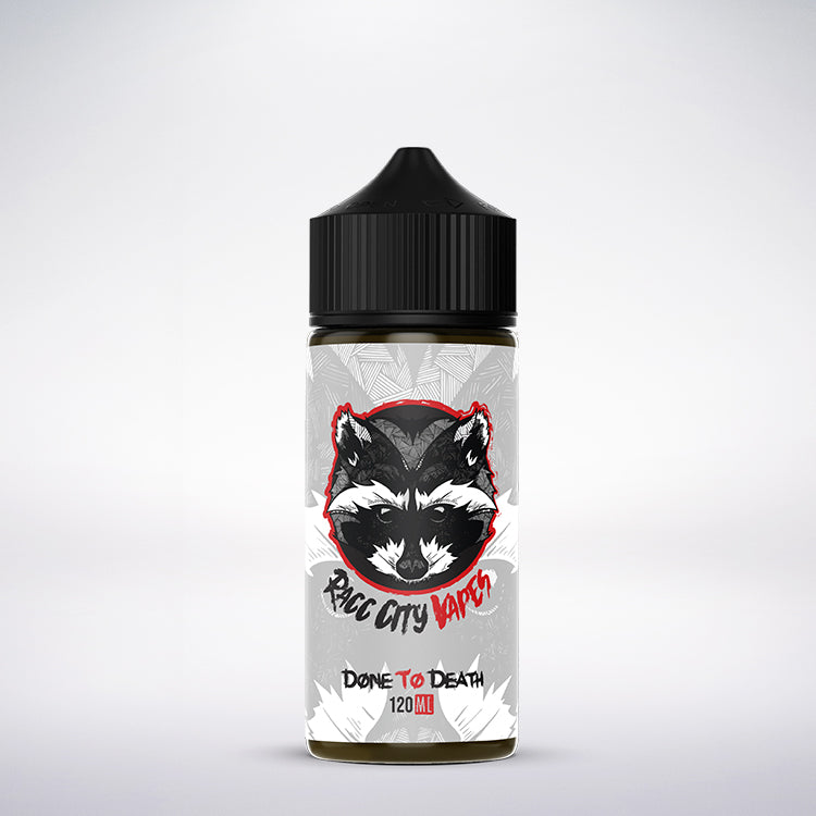 Racc City Vapes Done To Death 120ml | Vape Junction