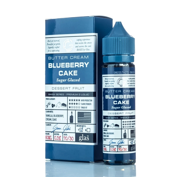 Blueberry Cake by Glas Basix E-Liquid | Vape Junction
