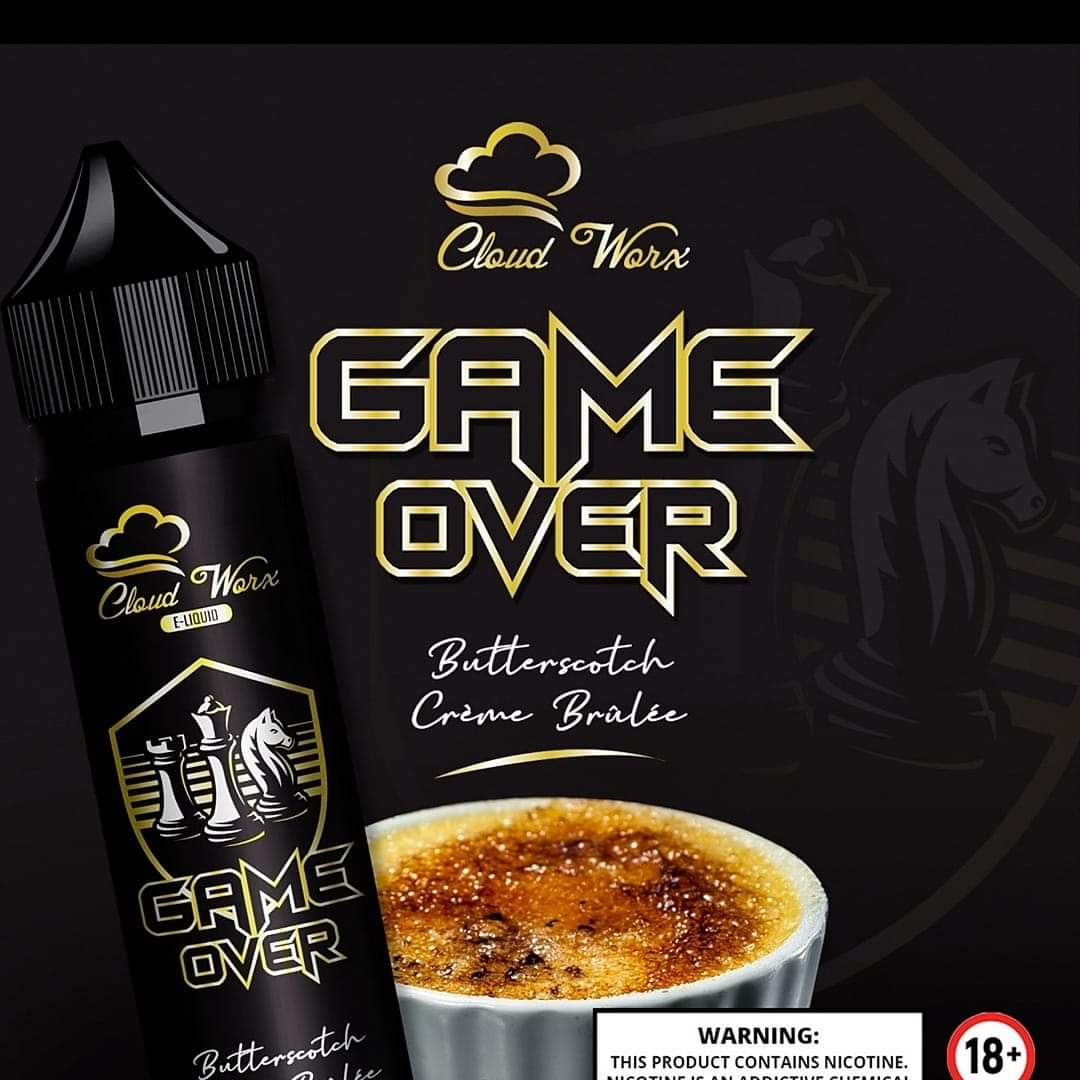 Game Over by Cloud Worx 60ml | Vape Junction