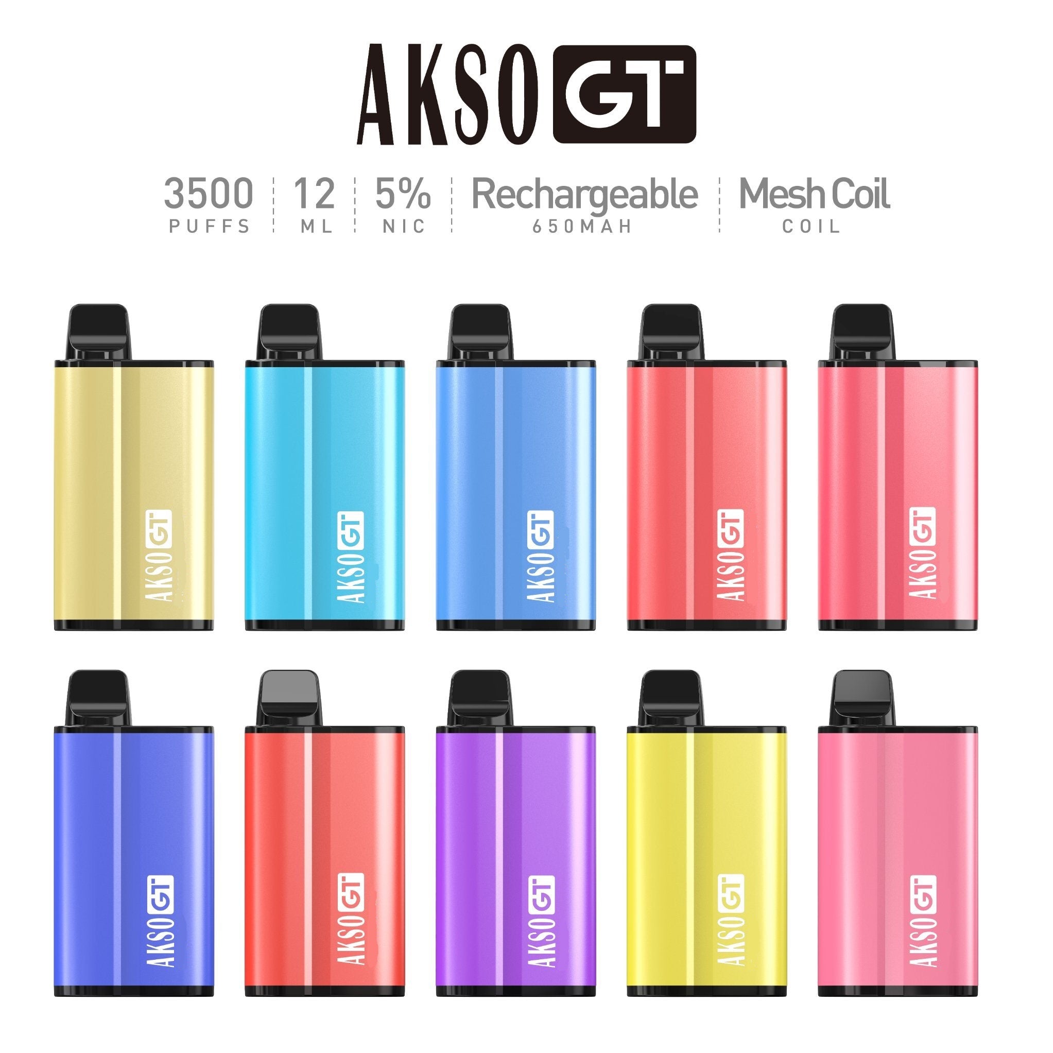 Akso GT 3500 Disposable Pod Device