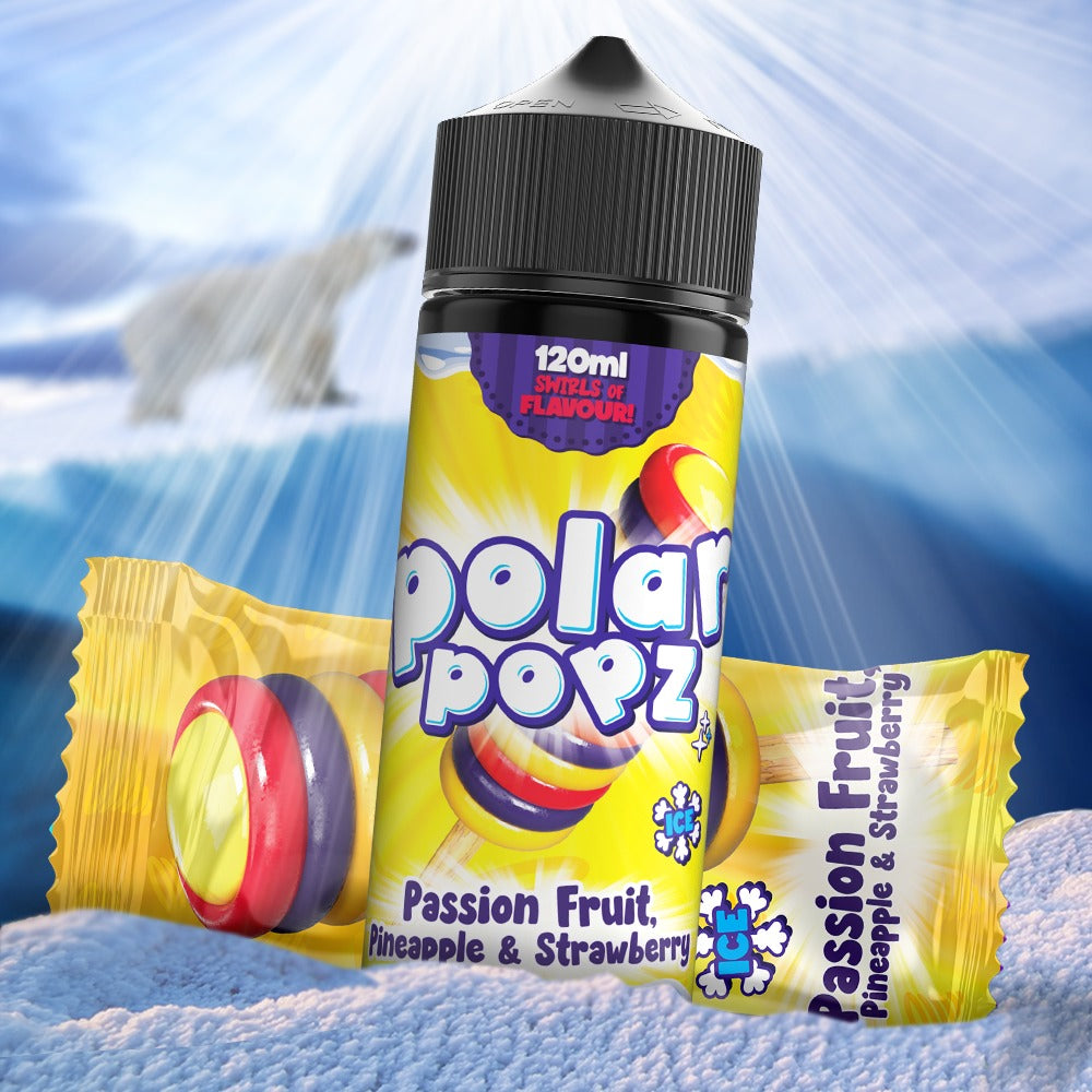 Polar Popz | Passion Fruit Pineapple & Strawberry by Vapology 120ml
