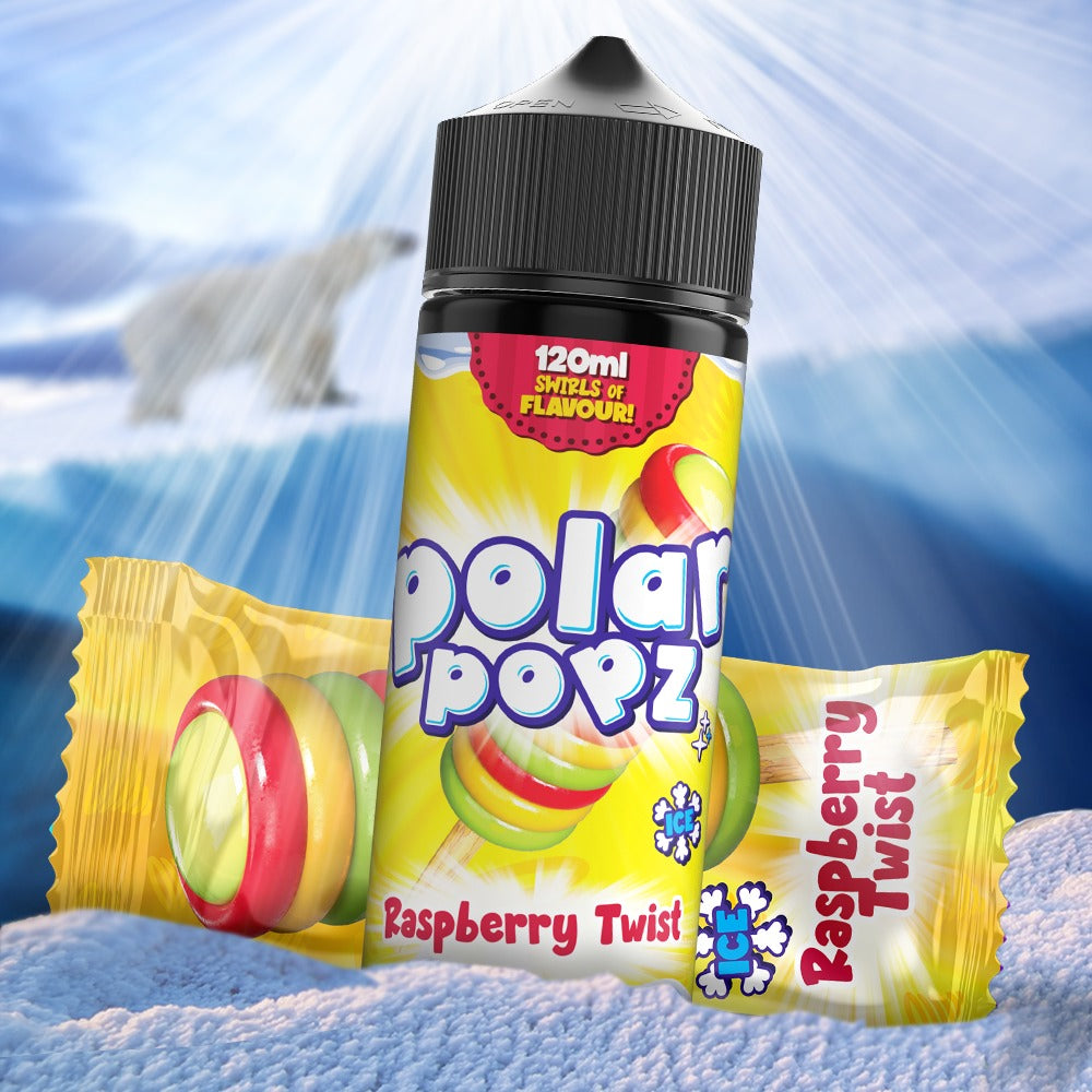 Polar Popz | Raspberry Twist by Vapology 120ml