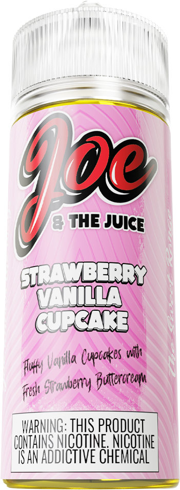 Strawberry Vanilla Cupcake by Joe & The Juice 120ml
