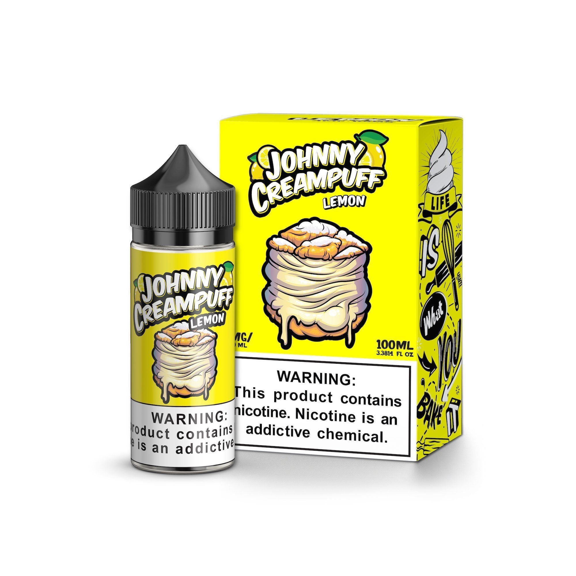 Johnny Cream Puff Lemon 100ml | Vape Junction