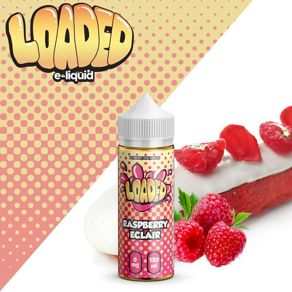 Loaded Raspberry Eclair 120ml | Vape Junction