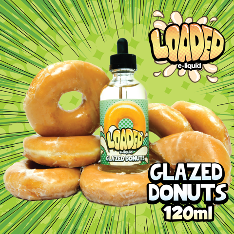 Loaded Glazed Donuts 120ML | Vape Junction