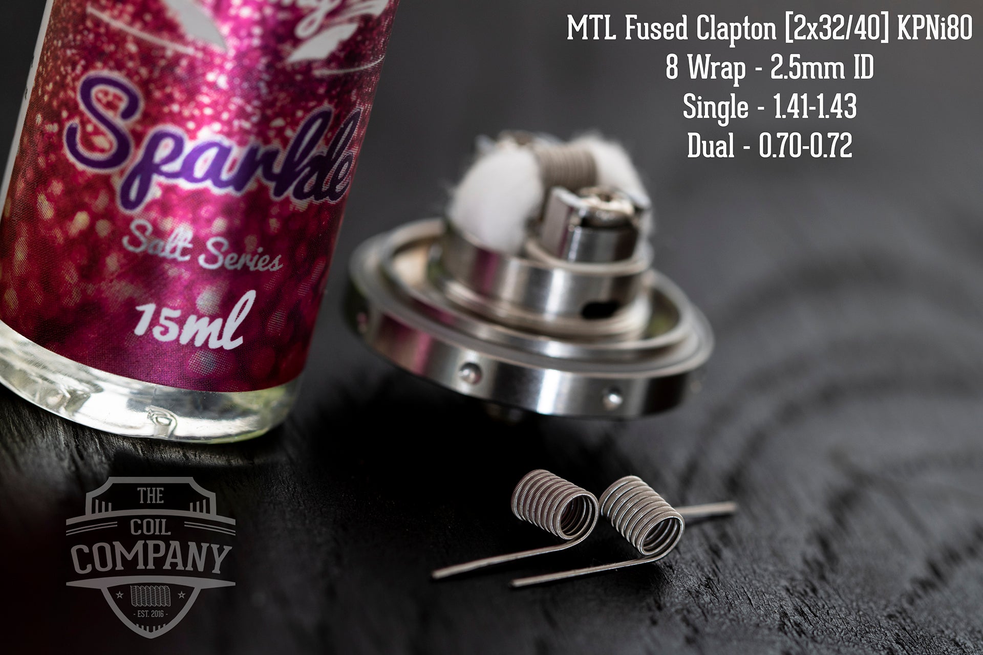 MTL Fused Clapton - Set of 2 Coils (2x32/40) | Vape Junction