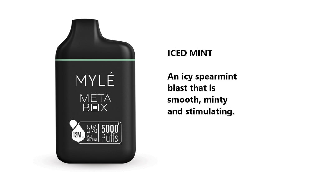 MYLÉ Meta Box 5000 Disposable Pod Device – Vape Junction