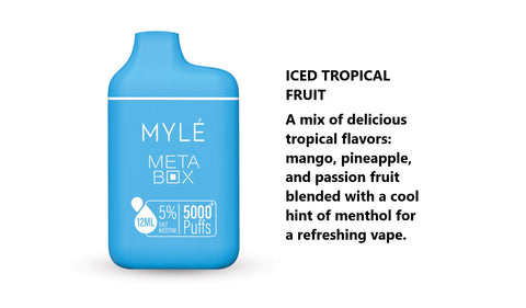 MYLÉ Meta Box 5000 Disposable Pod Device – Vape Junction